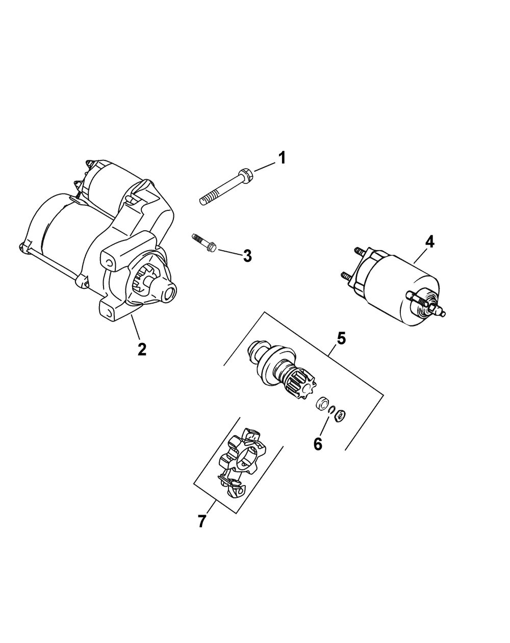 Kohler Engine Starting System Diagram and Parts List for 46F 4X4-1I018G-1I019G-37ACH010 Cub Cadet Lawn Tractor Accessories